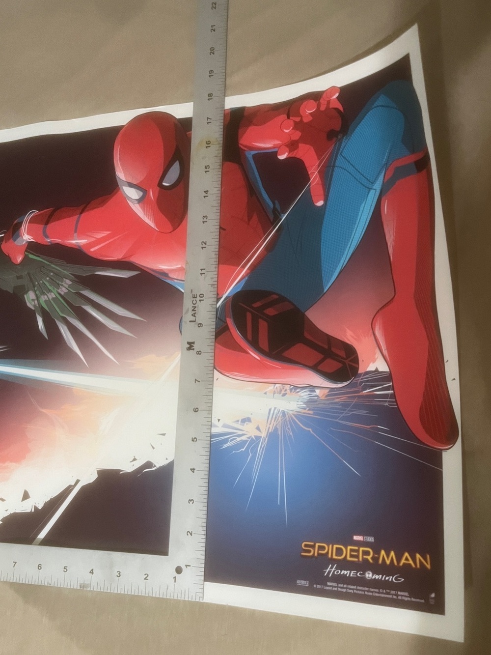 Spiderman Homecoming NYCC 2017 Poster Print Limited Non Mondo Craig Drake 18x24 - Picture 6 of 8